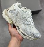 Balenciaga 7 Low-Top Retro Dad Sneakers Grey White Mesh Sports Shoes